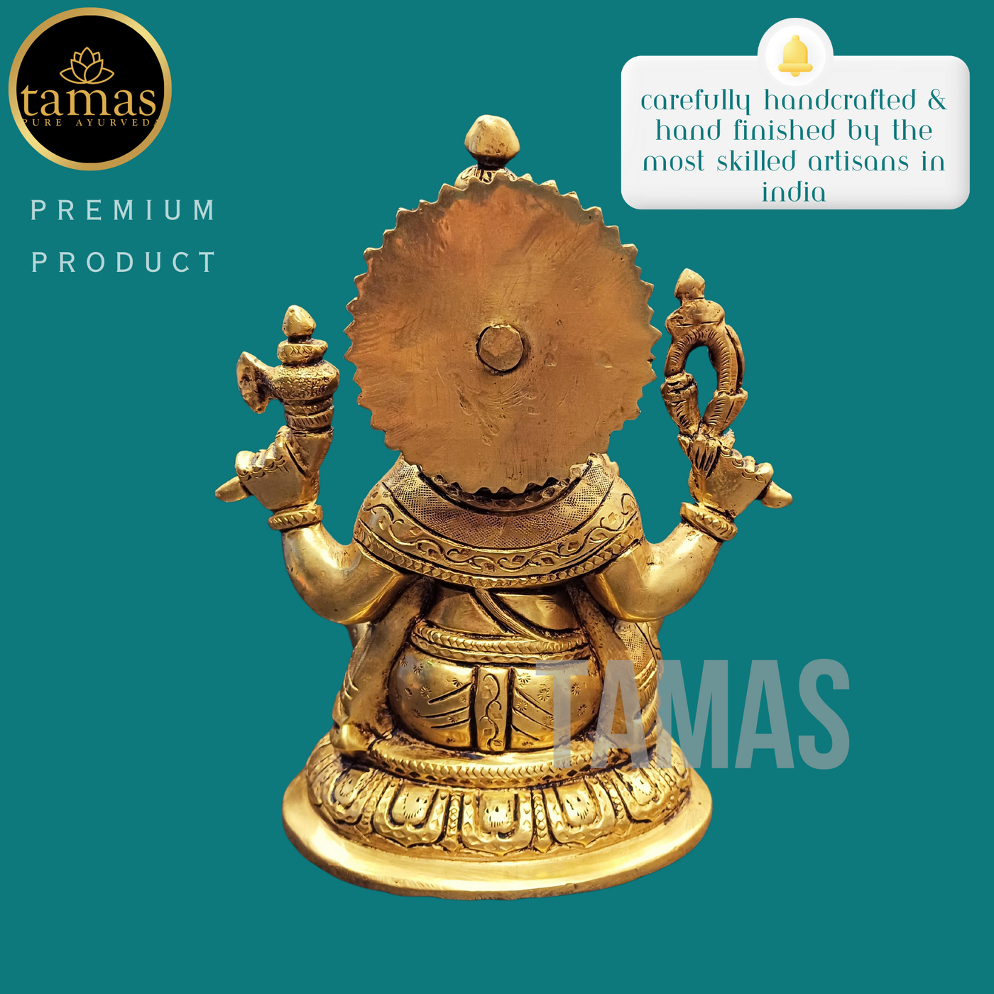 Tamas Brass Ganesh (8 Inches)