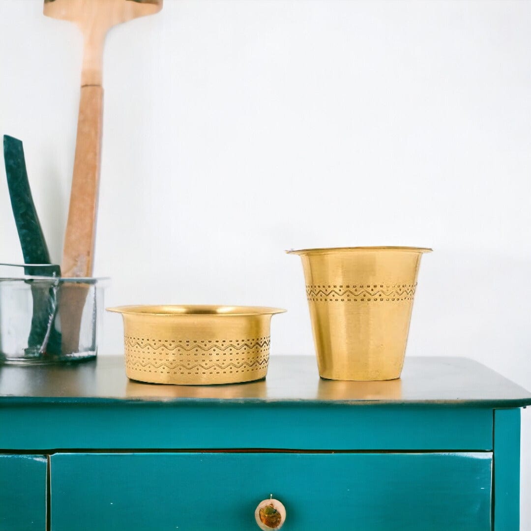 Brass Filter Coffee Tumbler