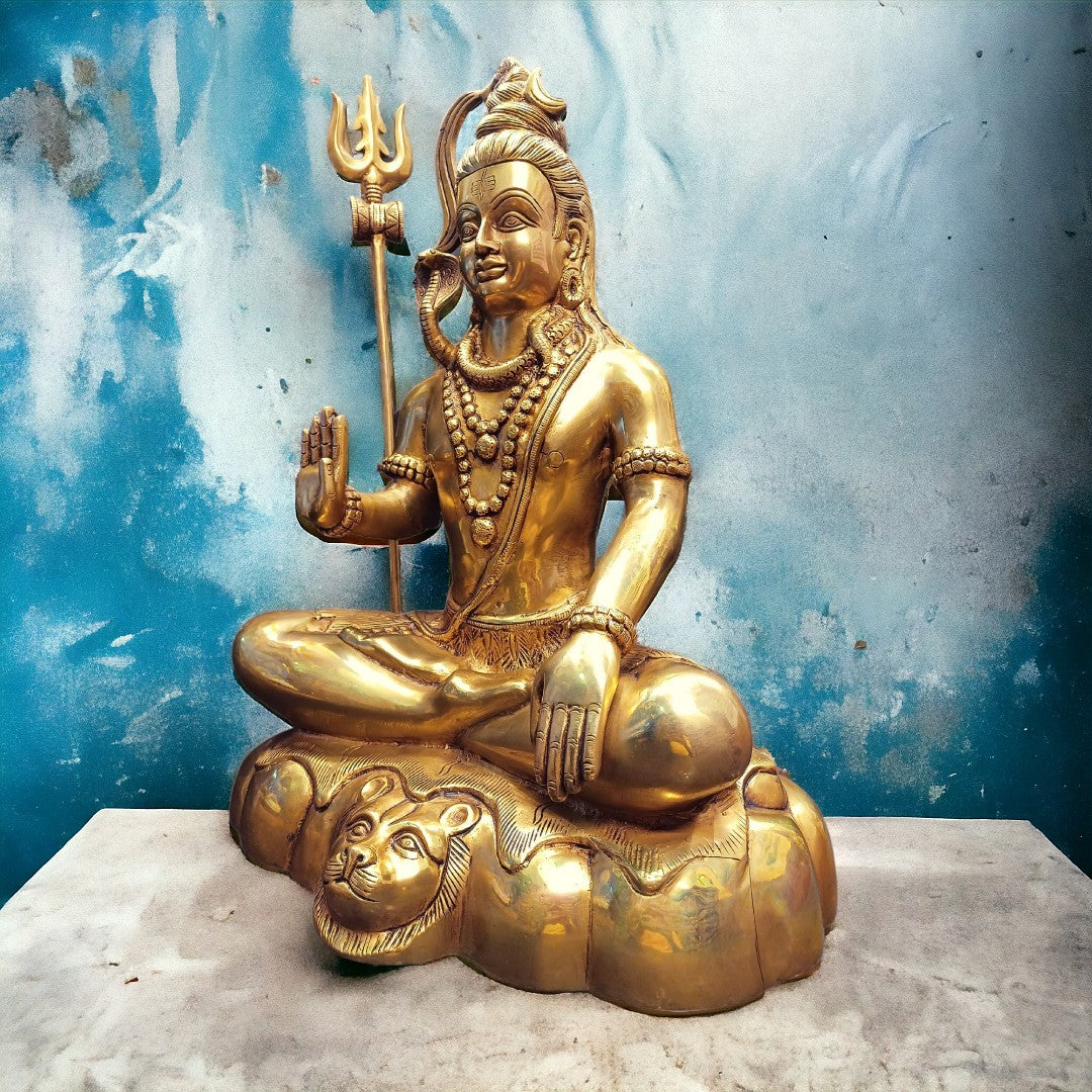Tamas Brass Shiv Ji Statue (17 Inches)
