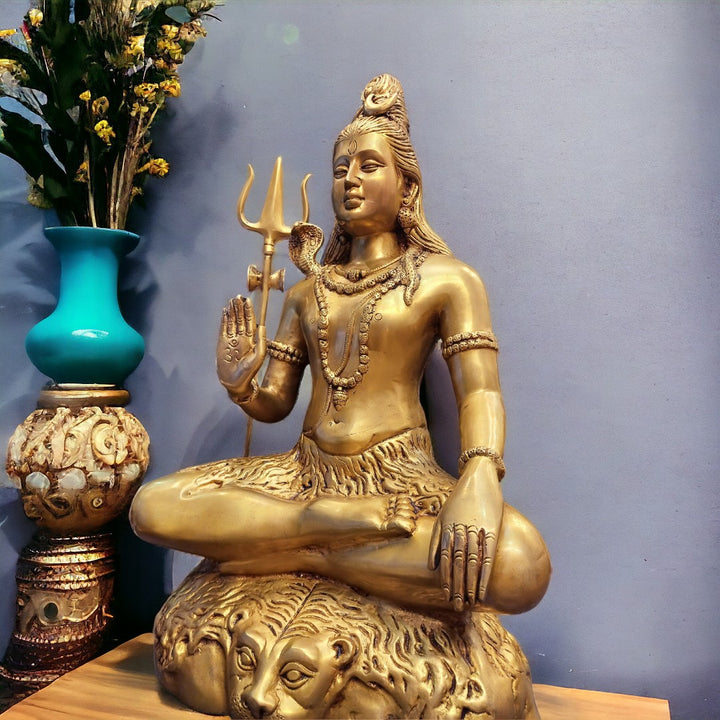 Tamas Brass Shiv Ji Statue (23 Inches)