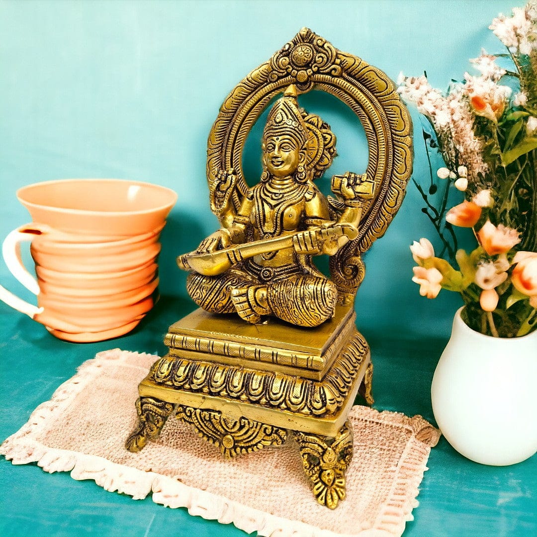 Brass  Saraswati Statue