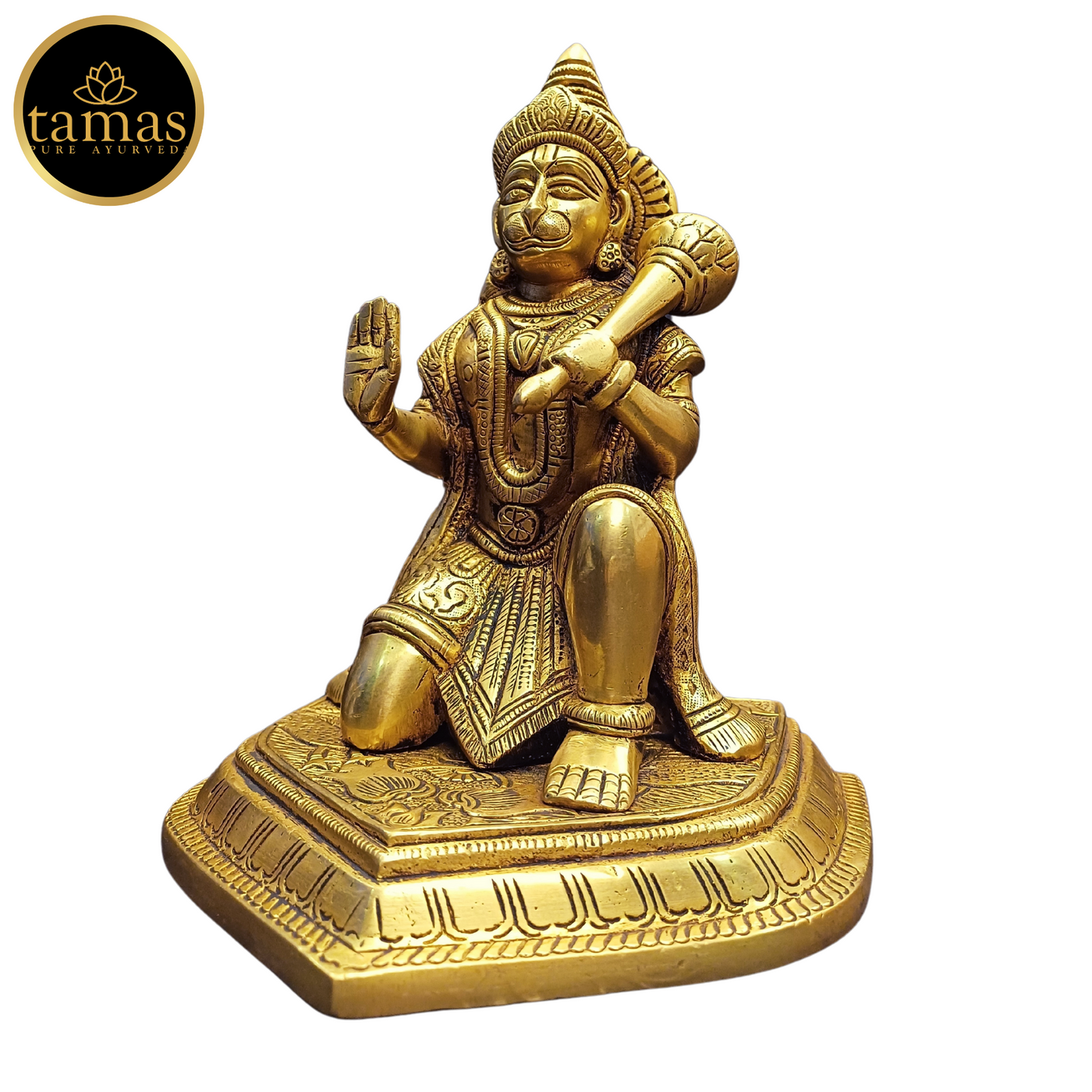 Tamas Brass Hanuman Ji  Statue (8 Inches)