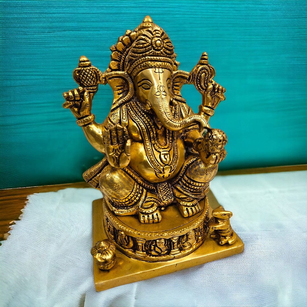 Brass Lord Ganesh Statue