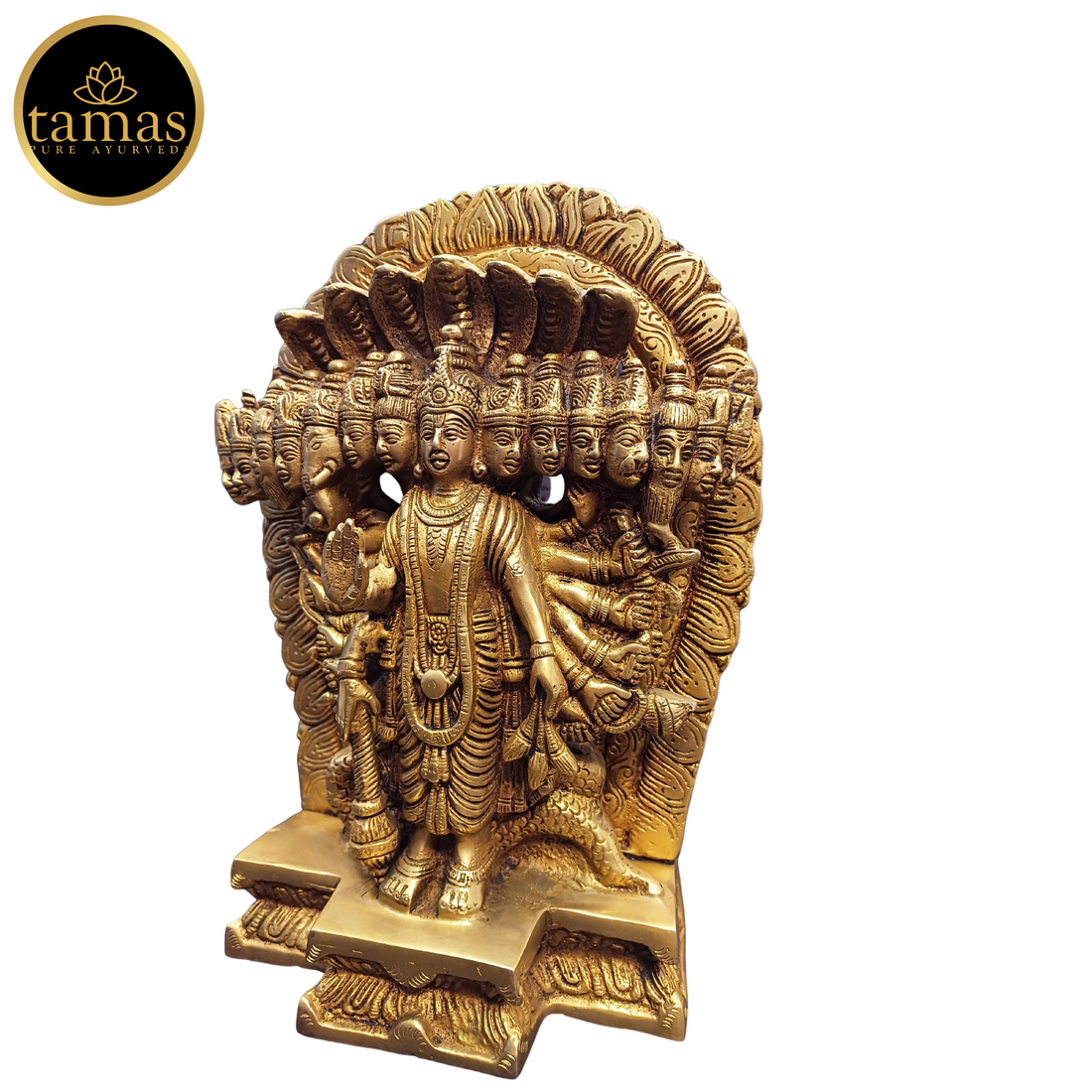 Tamas Brass Vishanu Bhagwan Statue (11 Inches)