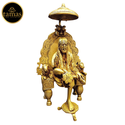 Tamas Brass Sai Baba Statue (9 Inches)