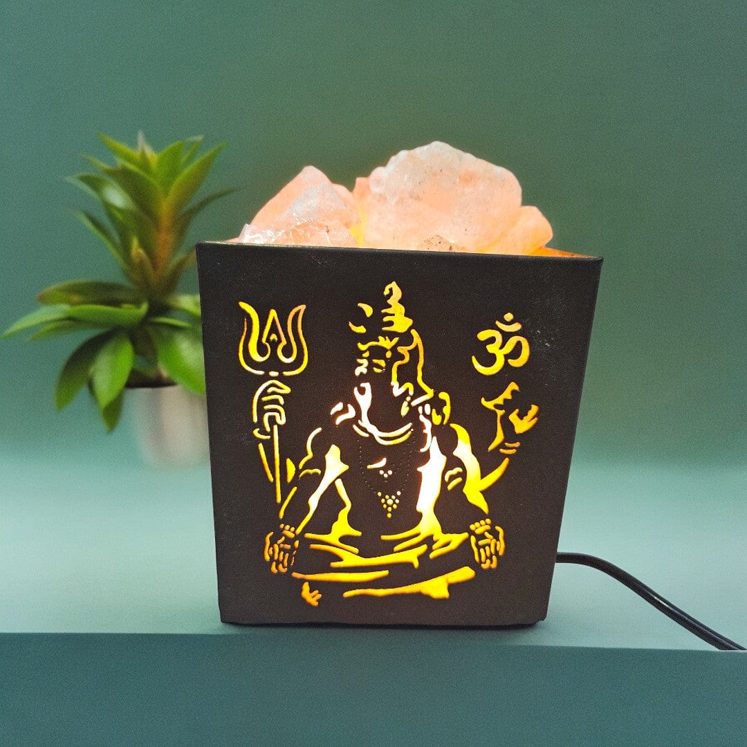 Shiv Shankar Metal Basket Lamp