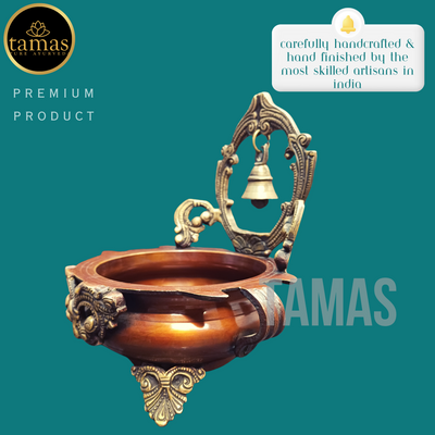 Tamas Brass Bell Urli (9 Inches)