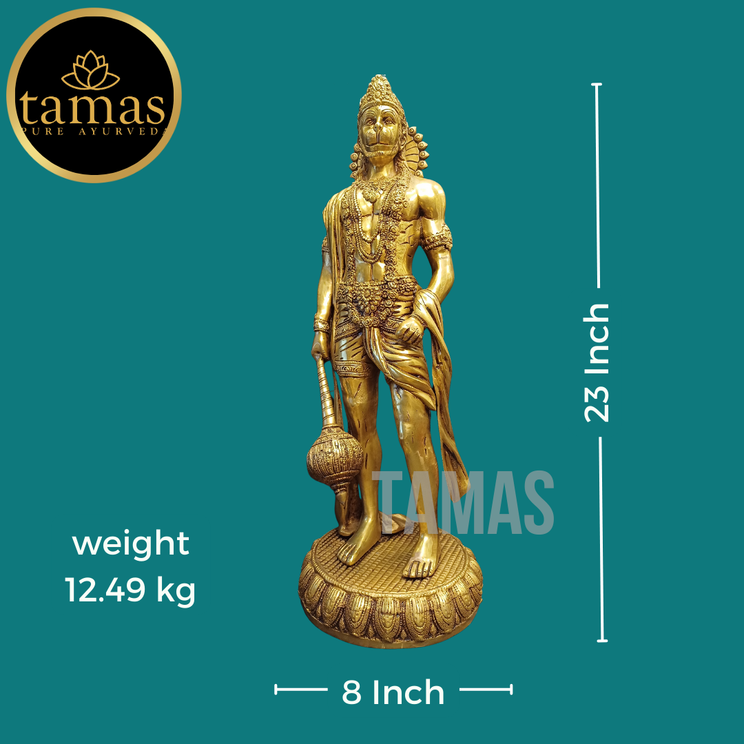 Brass Hanuman Ji Statue (23 Inch)