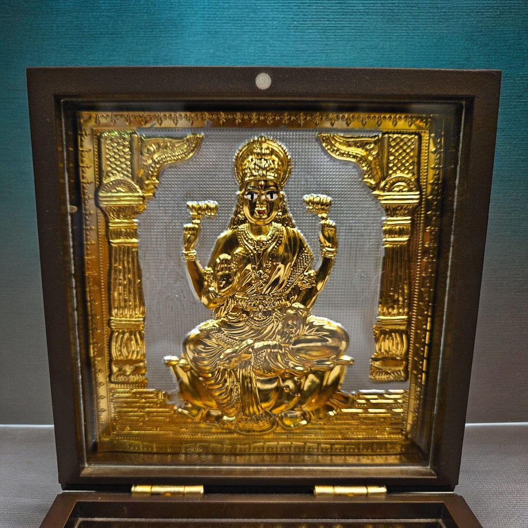 Gold Foil Jai Shree Laxmi Charan Paduka