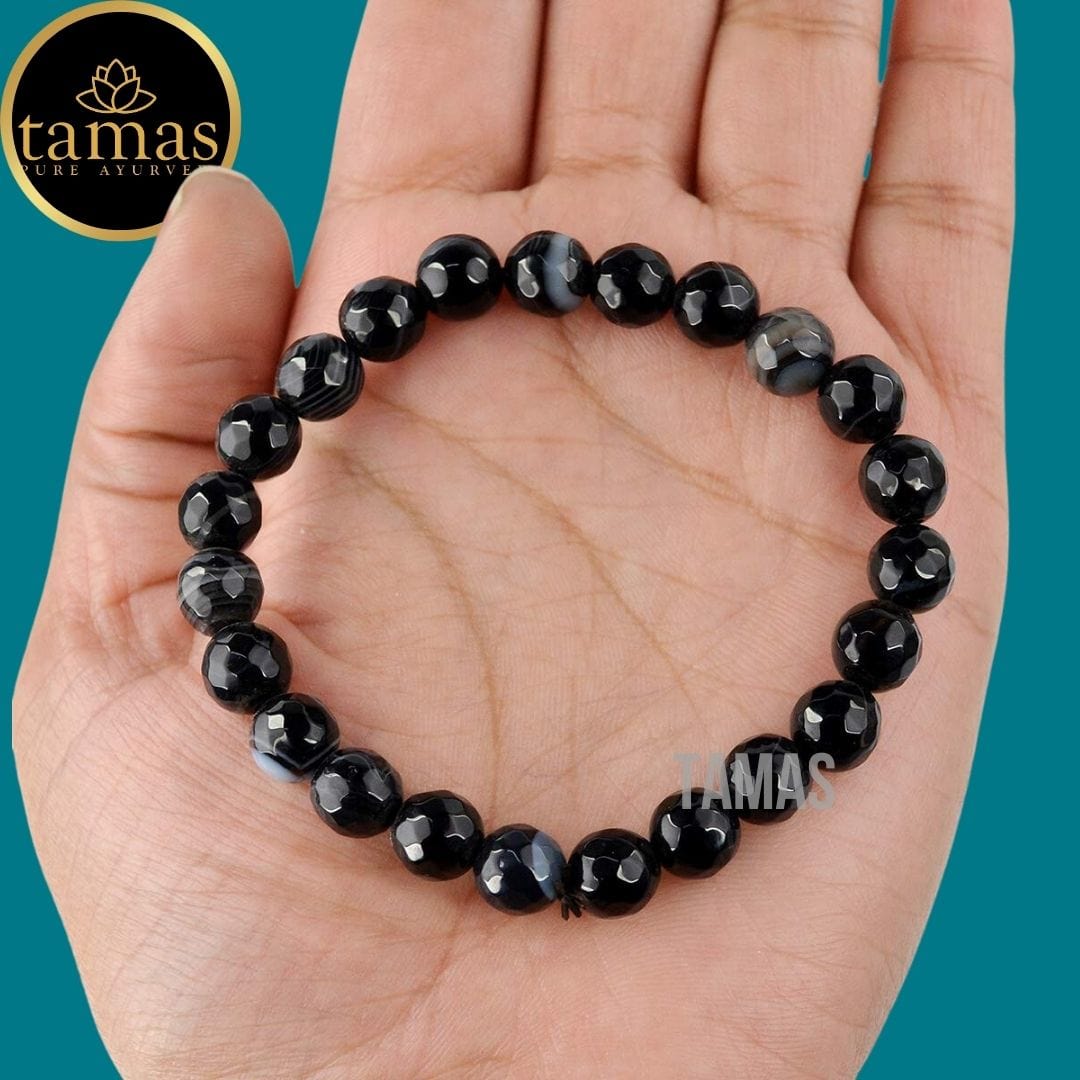 Tamas Sulemani Hakik Healing Crystal Gemstone Stretchable Bracelet