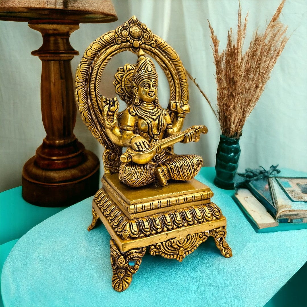 Brass  Saraswati Statue