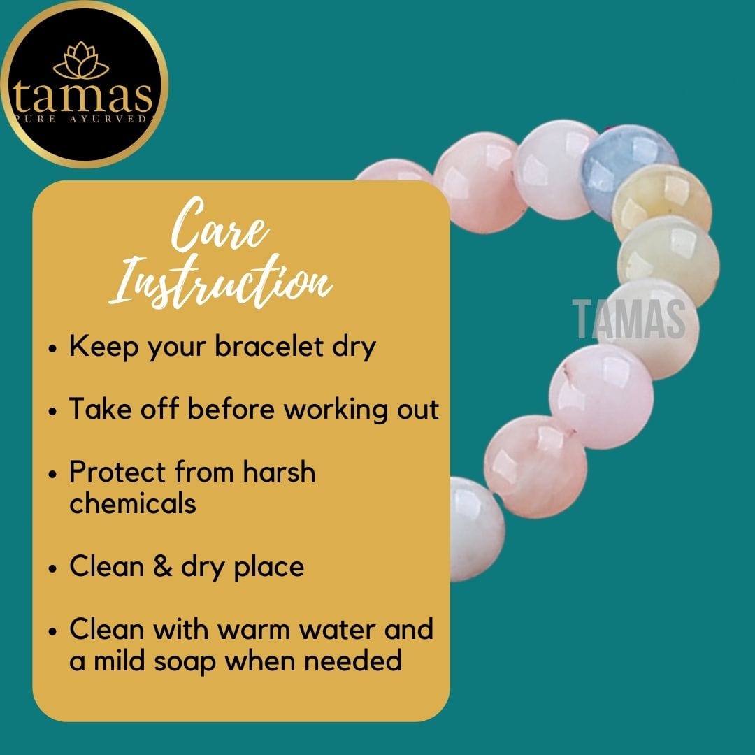 Morganite Healing Crystal Gemstone Bracelet