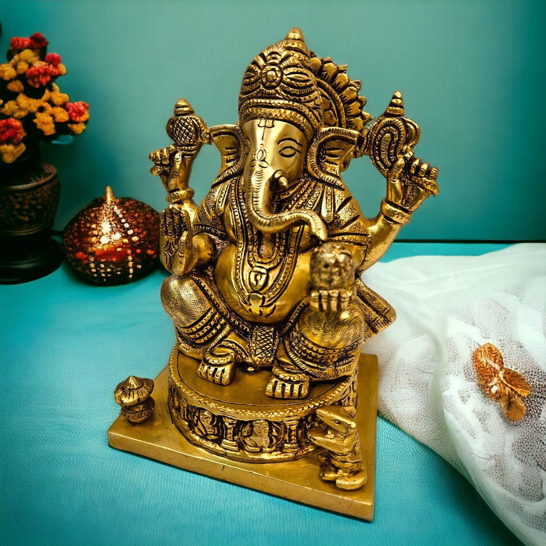 Brass Lord Ganesh Statue