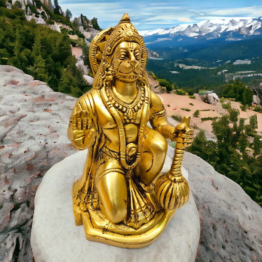 Brass Lord Hanuman Murti