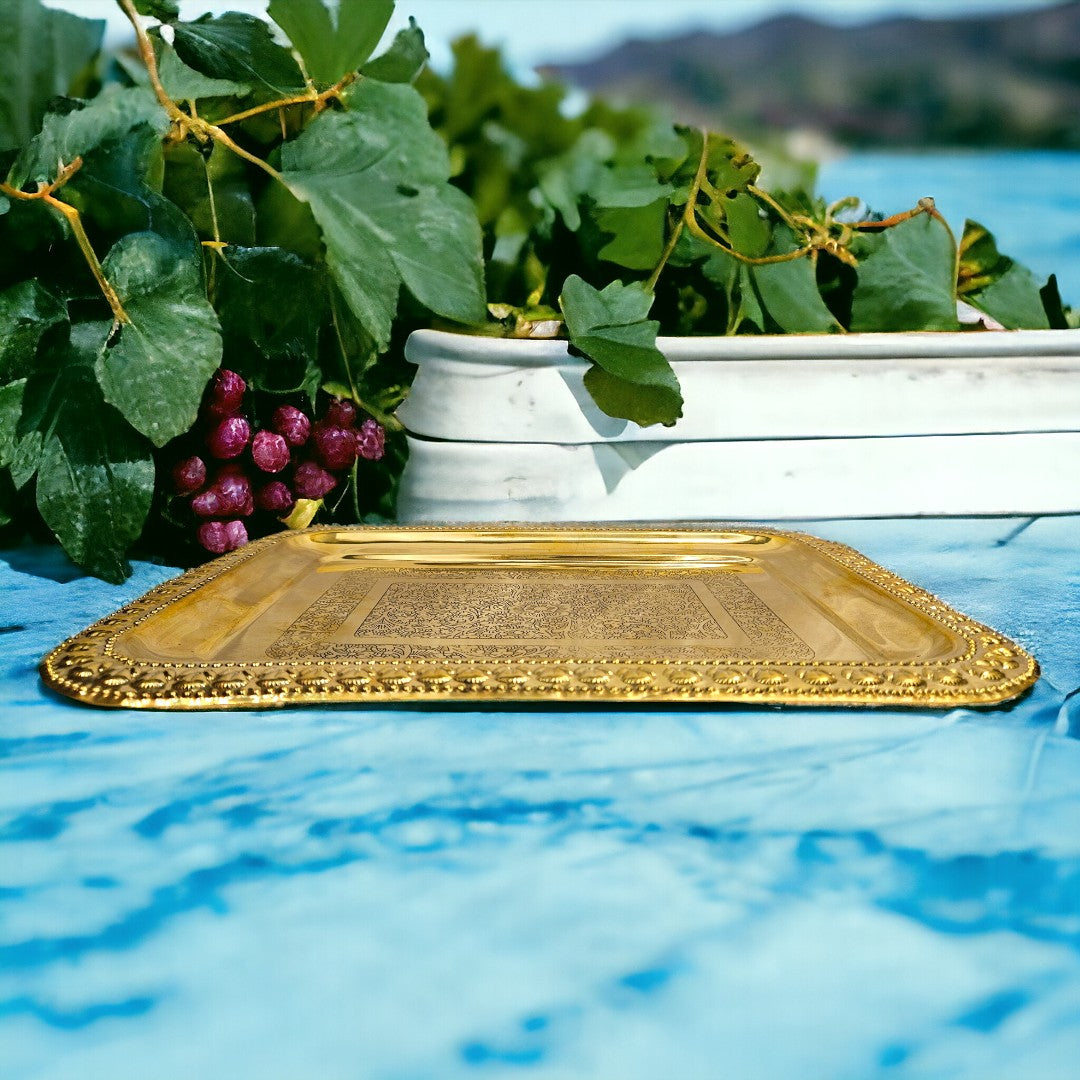 Brass Pooja Tray