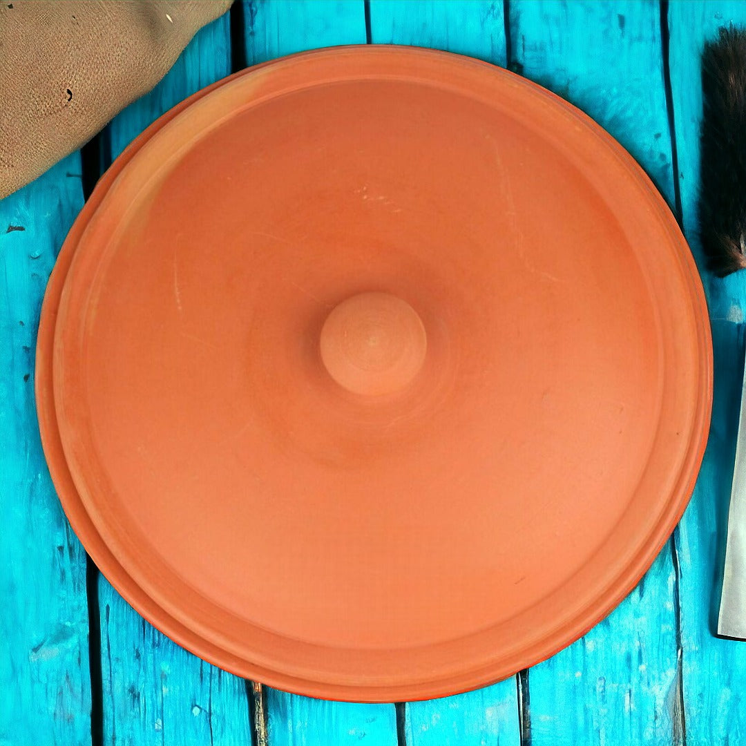 Tamas Handcrafted Terracotta Natural Clay Patila (Brown)