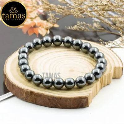 Tamas Hematite Healing Crystal Gemstone Stretchable Bracelet