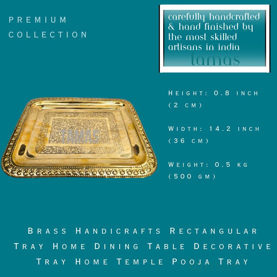 Brass Pooja Tray