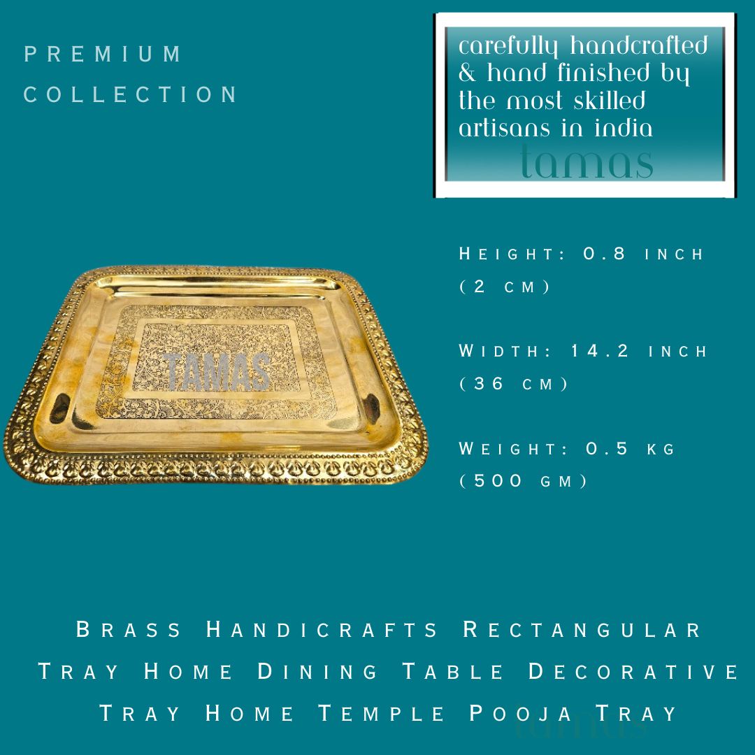 Brass Pooja Tray
