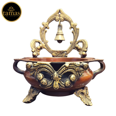 Tamas Brass Bell Urli (9 Inches)