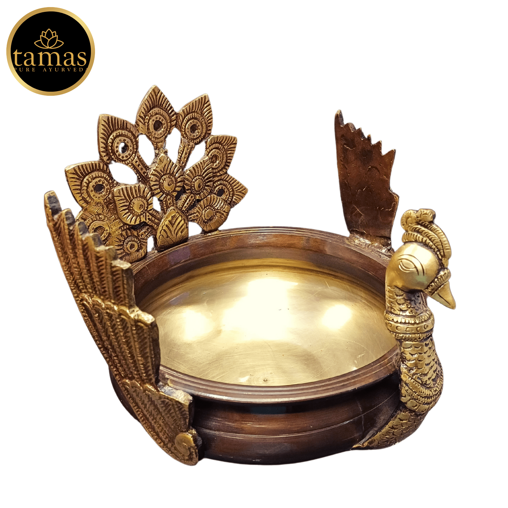 Brass Handcrafted  Peacock  Design