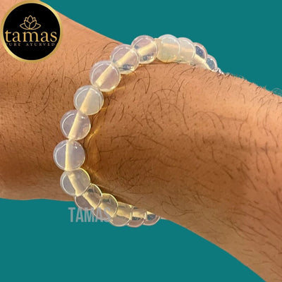 Tamas Opalite Healing Crystal Gemstone Stretchable Bracelet