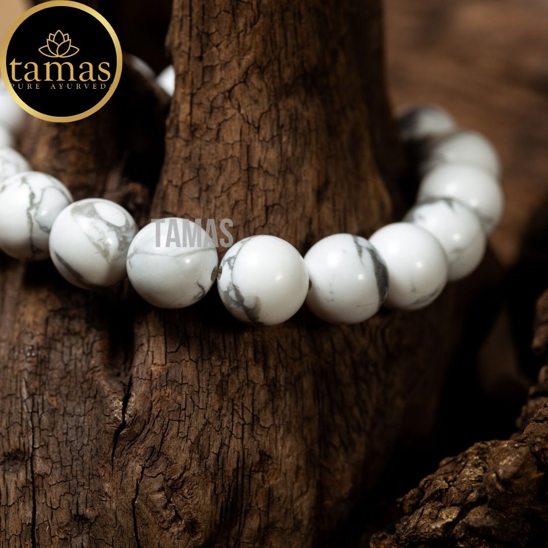 Tamas Howlite Healing Crystal Stretchable Bracelet
