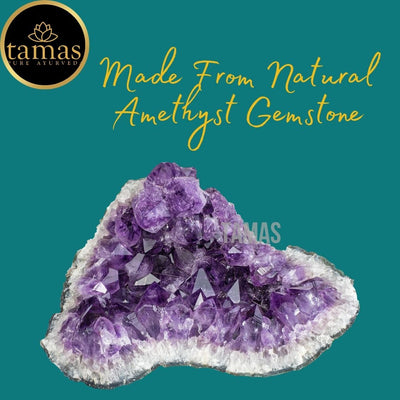 Tamas Amethyst Healing Crystal Gemstone Stretchable Bracelet