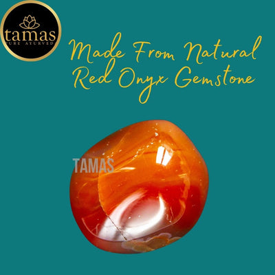 Tamas Red Onyx Healing Crystal Gemstone Stretchable Bracelet