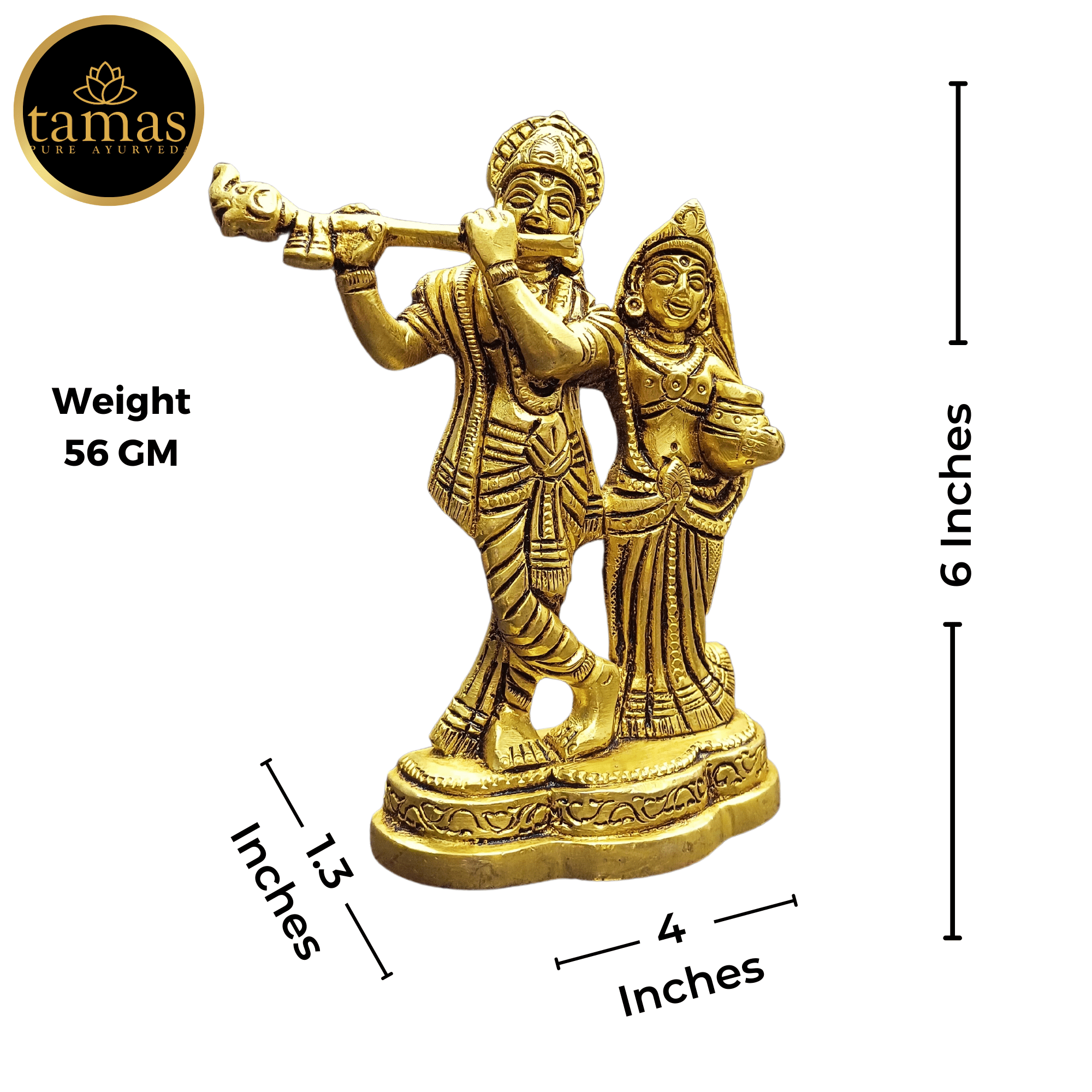 Tamas Brass Radha Krishna idol
