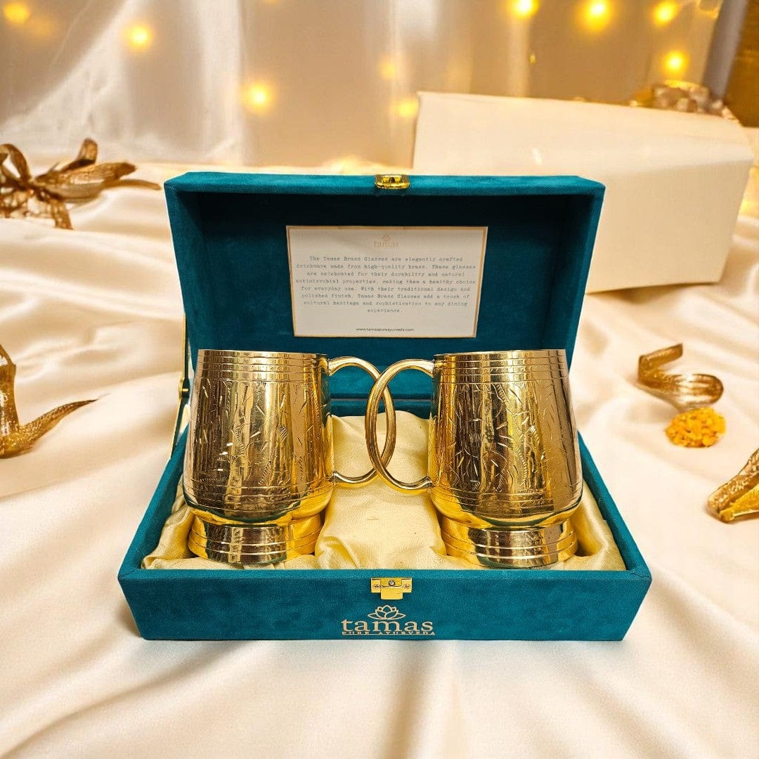 Buy Premium Brass Bear Mug Gift Set 