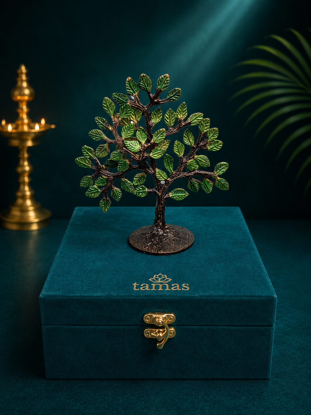Brass Kalpavriksha coloured ( Tree of Life) 6 inches