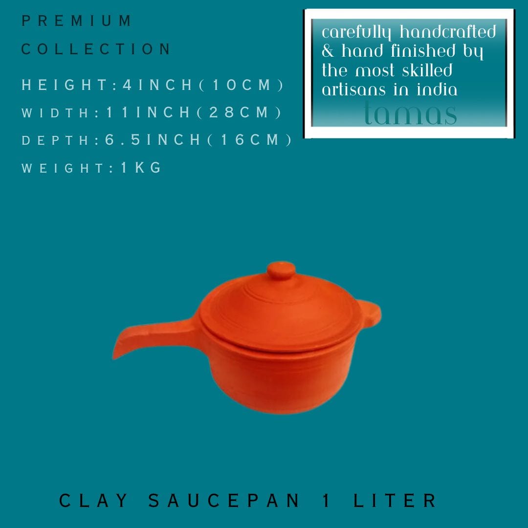 Natural Clay Big Saucepan