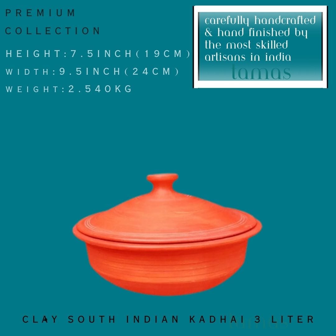 Clay Indian  Kadhai