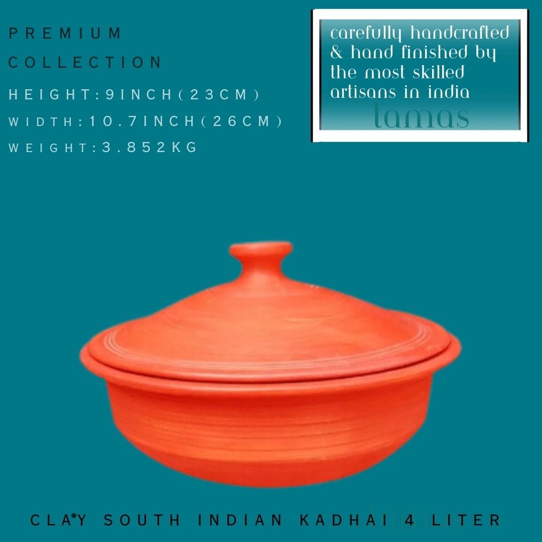 Clay Indian  Kadhai