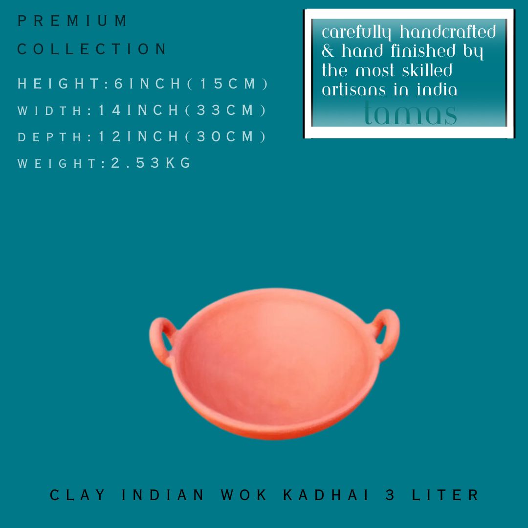 Natural Clay Wok