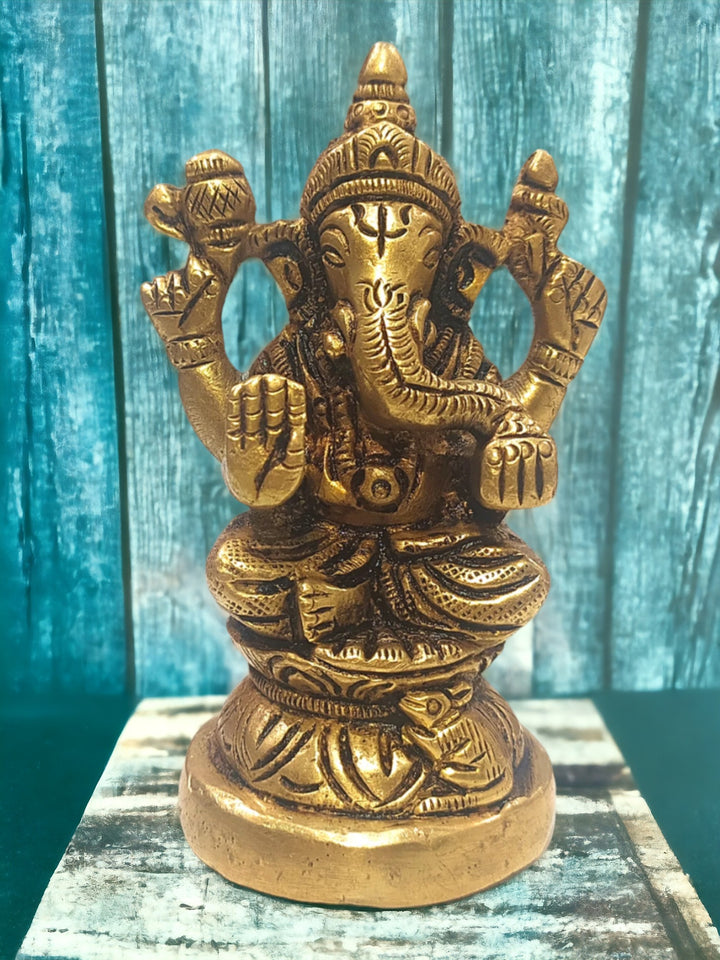 Brass Ganesha Statue