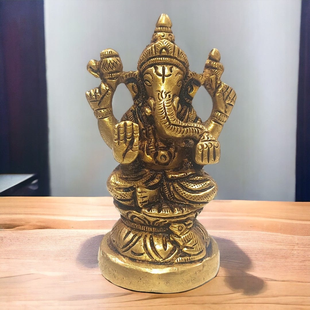 Brass Ganesha Statue