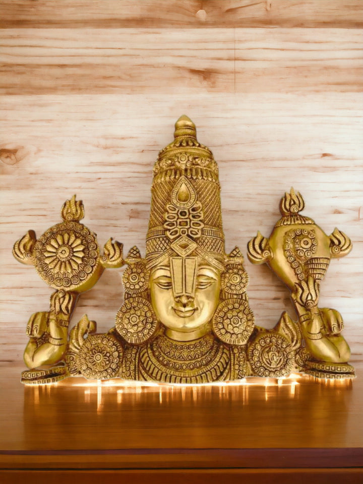 Tamas Brass Tirupati Bala Ji Wall Hanging (17 Inches)