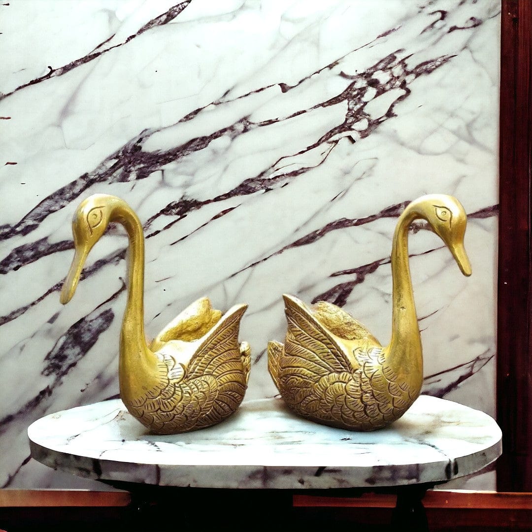 Buy Brass Swan Showpiece by Tamas – Elegant Gift with Premium Box