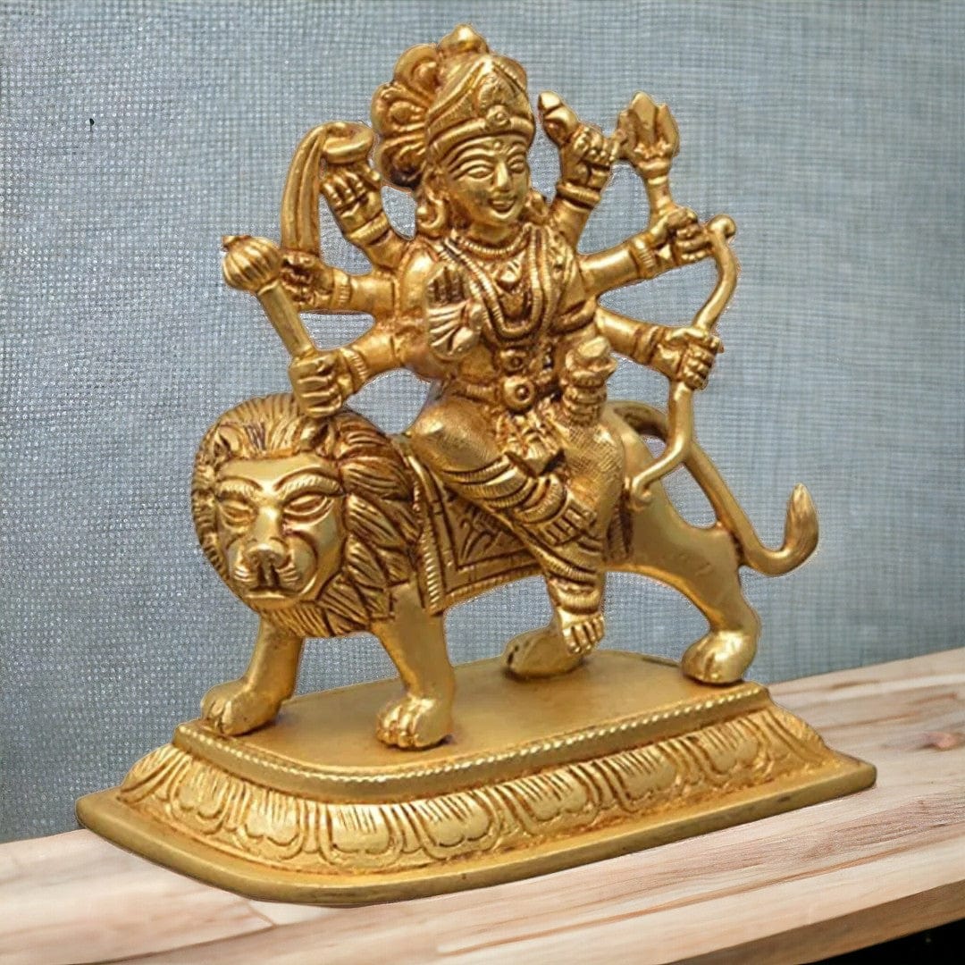 Brass Handcrafted  Ambe/Durga Maa Idol Murti for Mandir Statue / Idol