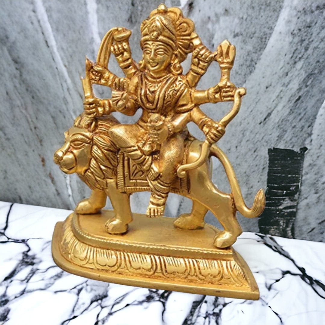 Brass Handcrafted  Ambe/Durga Maa Idol Murti for Mandir Statue / Idol