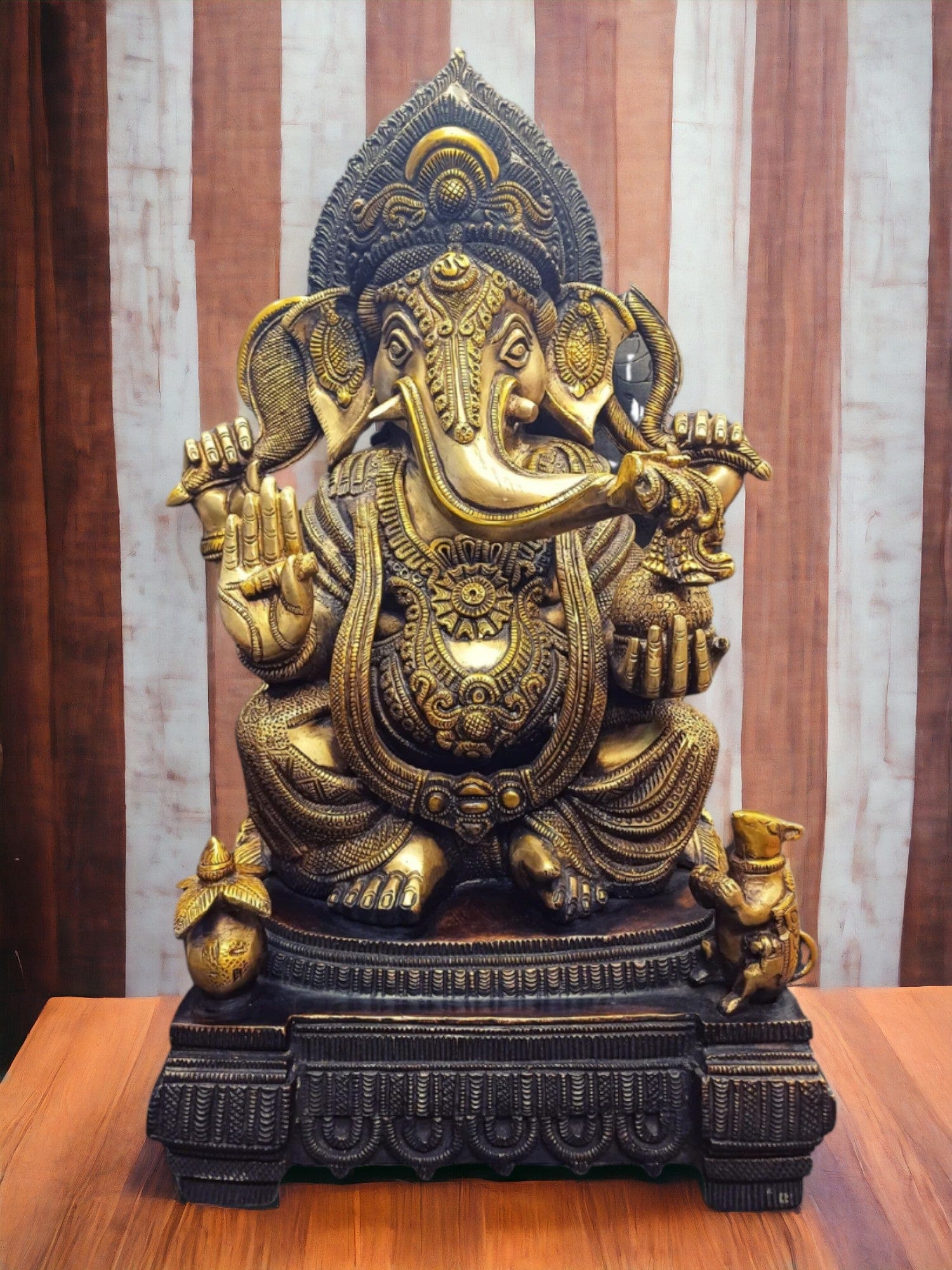 Brass Ganesha Murti