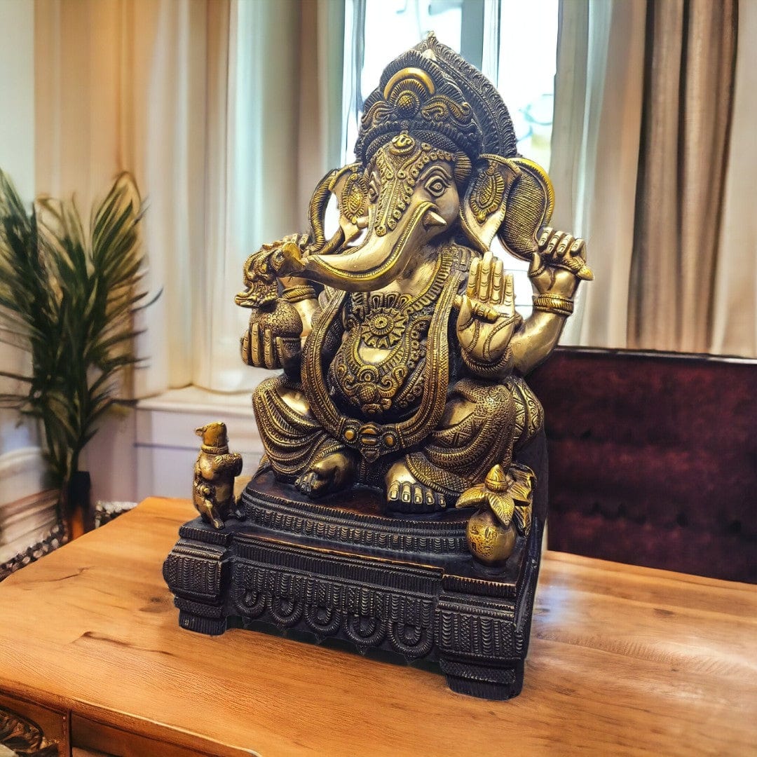 Brass Ganesha Murti