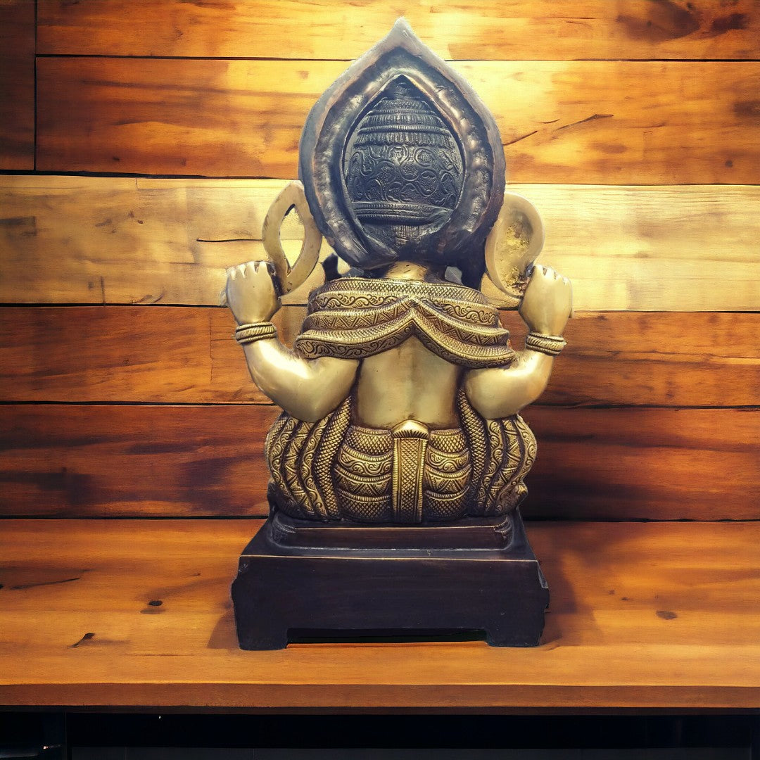 Brass Ganesha Murti