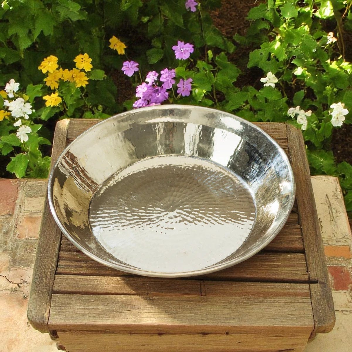 Tamas Hand-Hammered Brass Paraat | Traditional Indian Dough Mixing & Serving Bowl