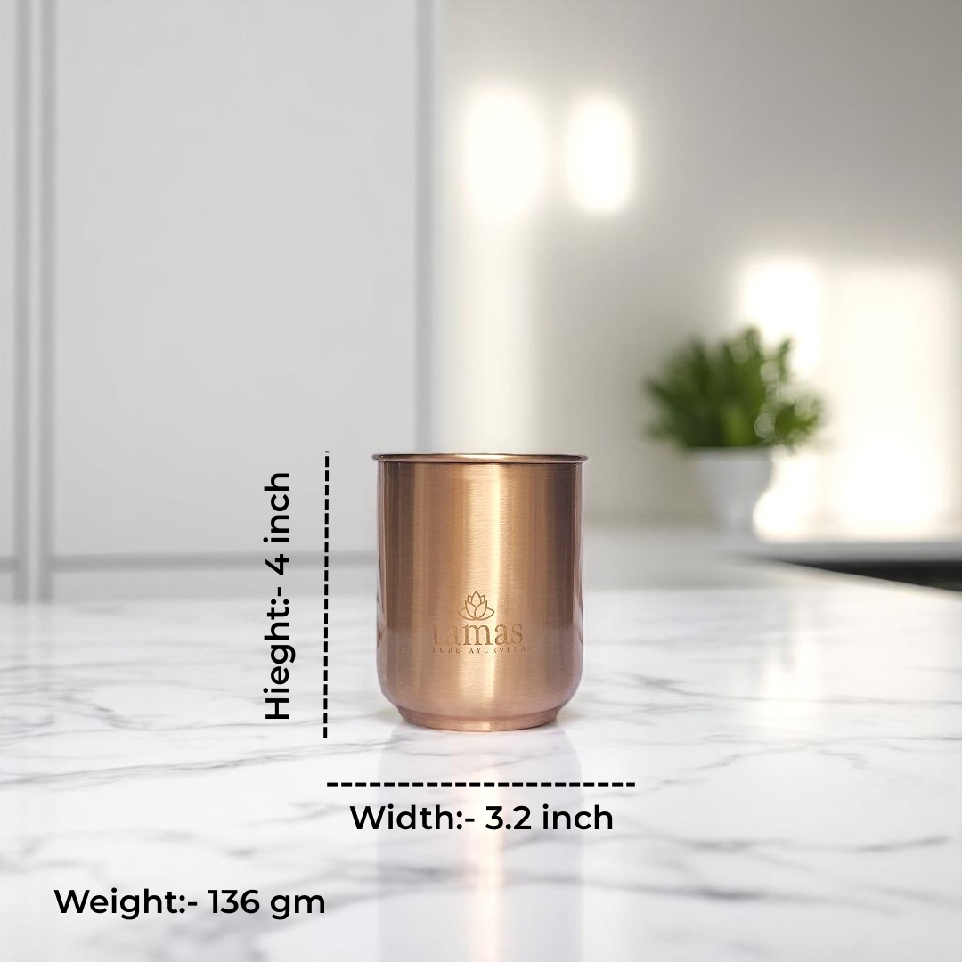 Premium Pure Copper Water Jar & Glass Gift Set (3 Pc) – Health-Friendly & Elegant Packaging