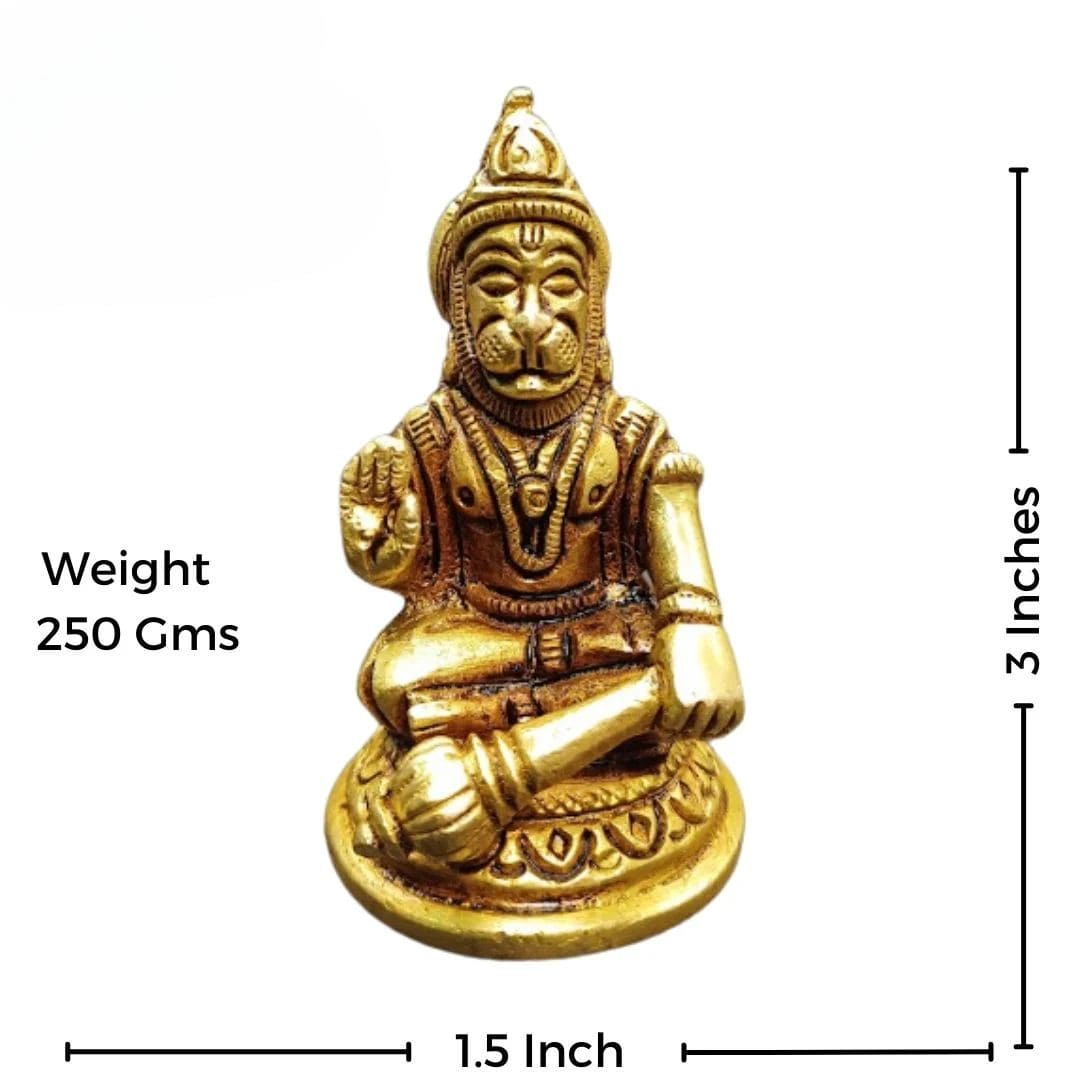 Brass Hanuman Murti