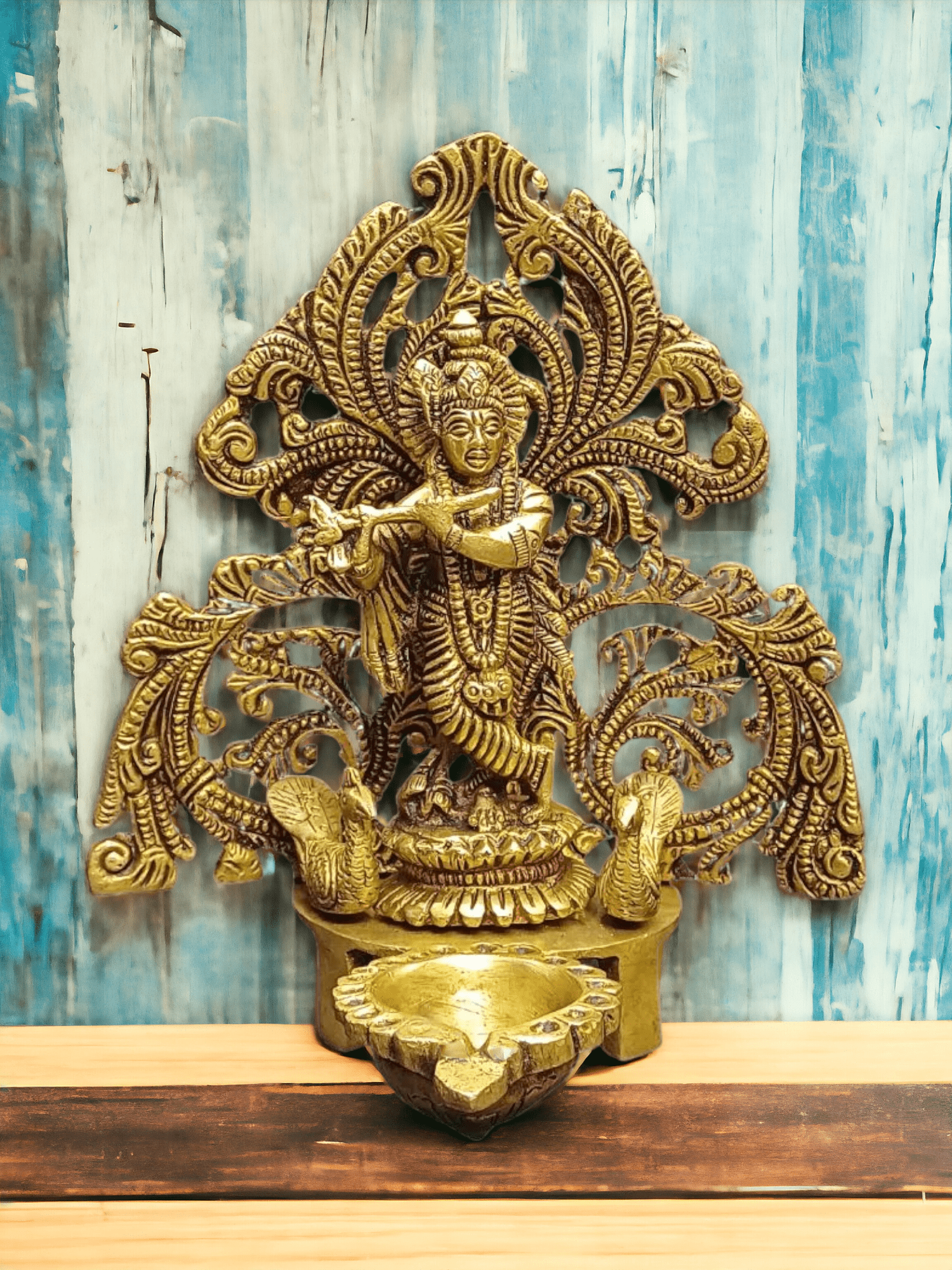 Tamas Brass Krishna Oil Lamp