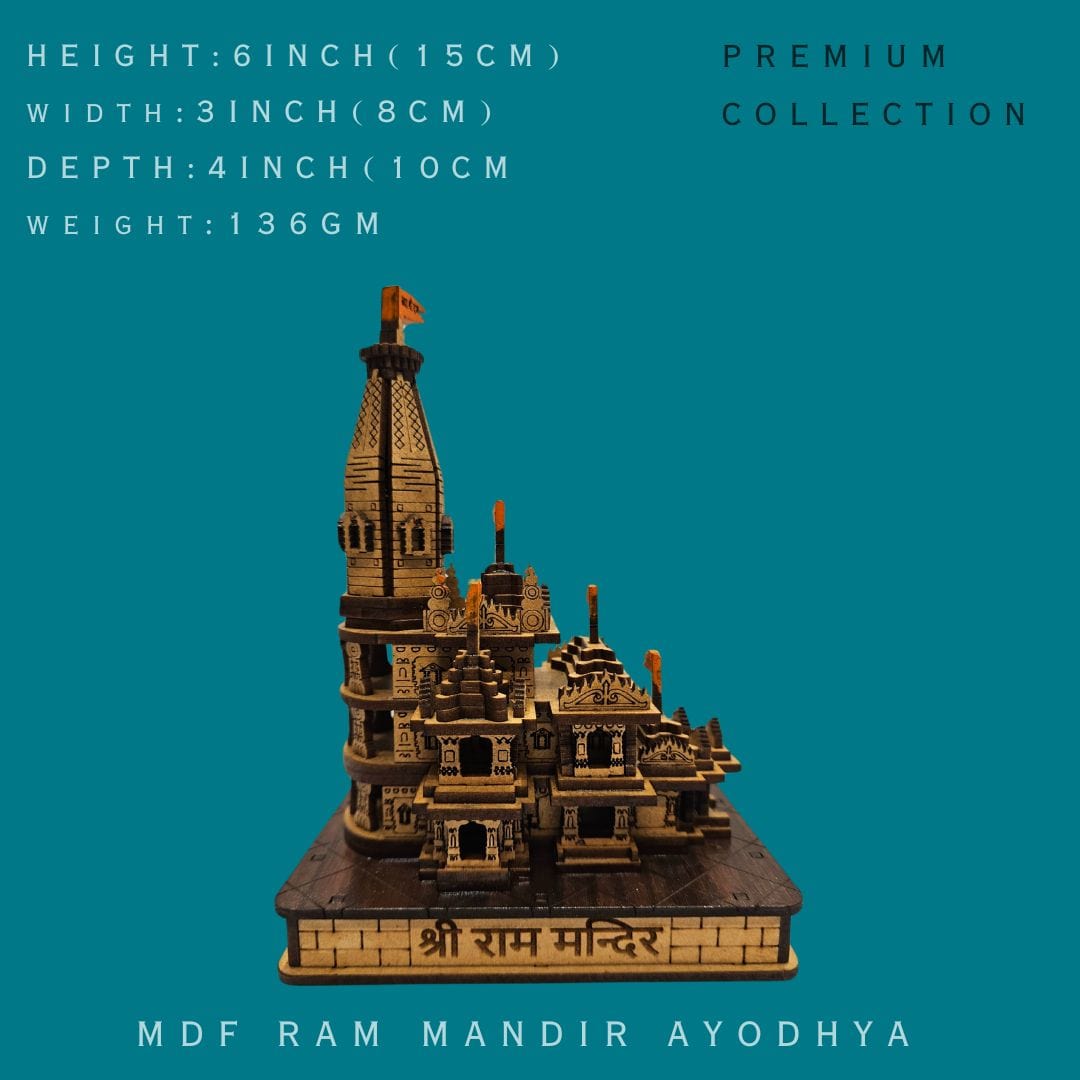 Ram Mandir Ayodhya Wooden-Crafted
